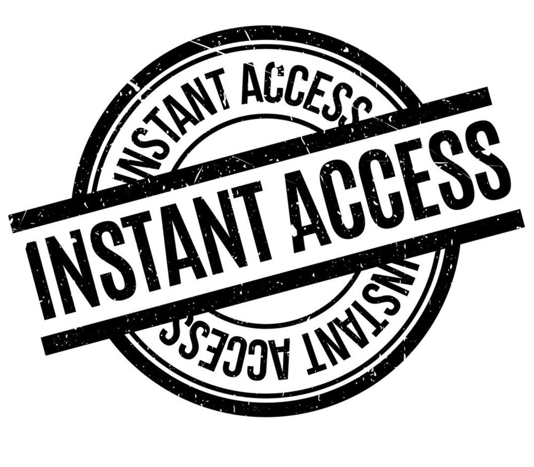 Instant access Webinar only